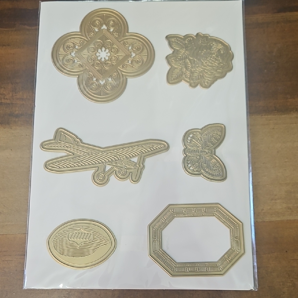 Gold Embossed Decorative Dies